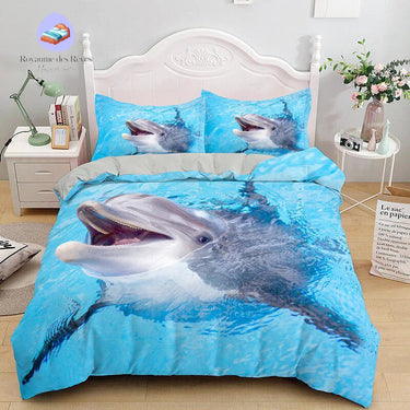 Housse de Couette Dauphin Sourire